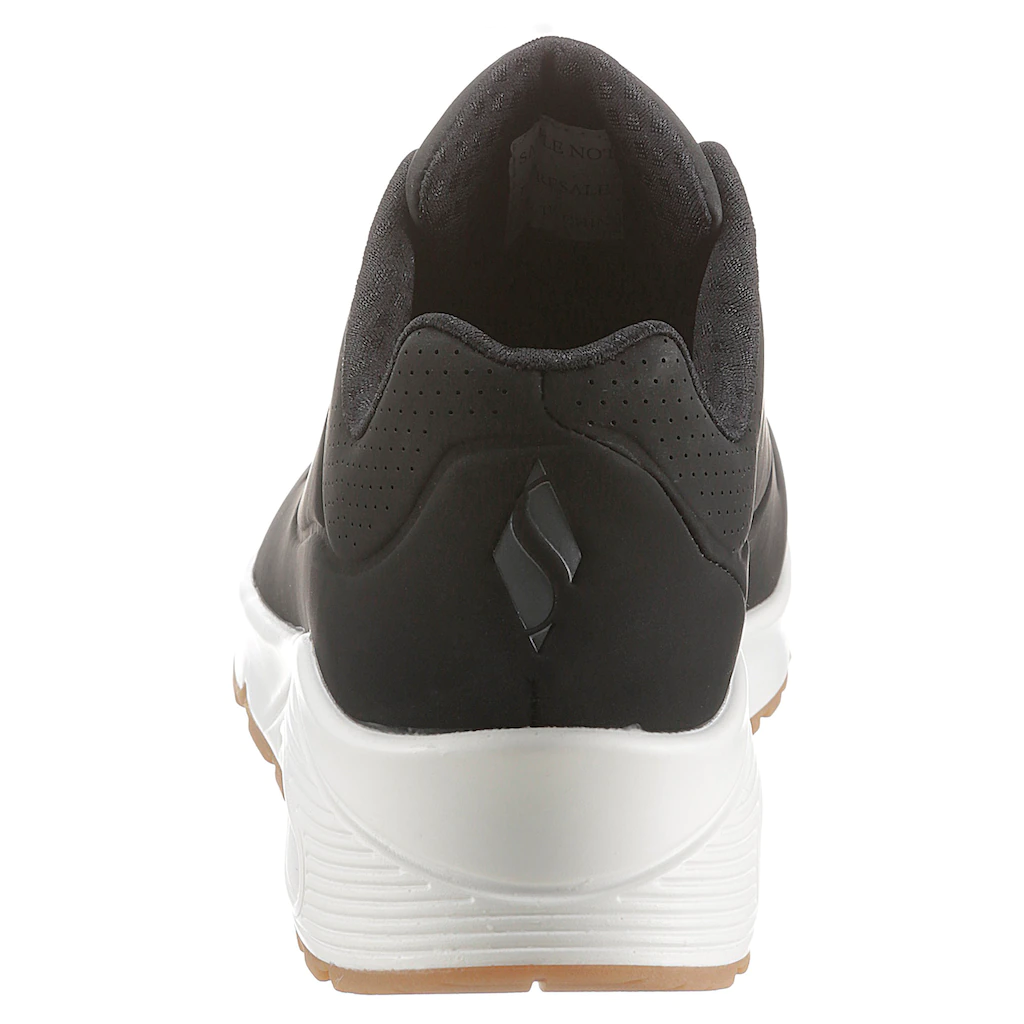 Skechers Wedgesneaker »Uno - Stand on Air« Freizeitschuh Halbschuh Schnürschuh mit feiner Perforation kaufen Bis zu 60% Rabatt