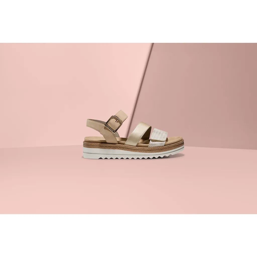Remonte Keilsandalette Keilabsatz Sommerschuh Sandale in veganer Verarbeitung online kaufen im Angebot