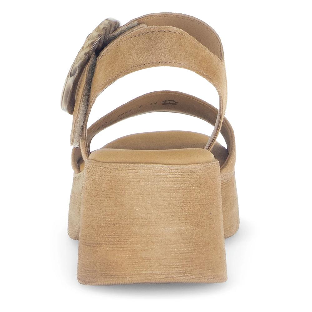 Gabor Sandalette Sommerschuh Riemchensandale mit Plateau in Holzoptik online kaufen Black Friday