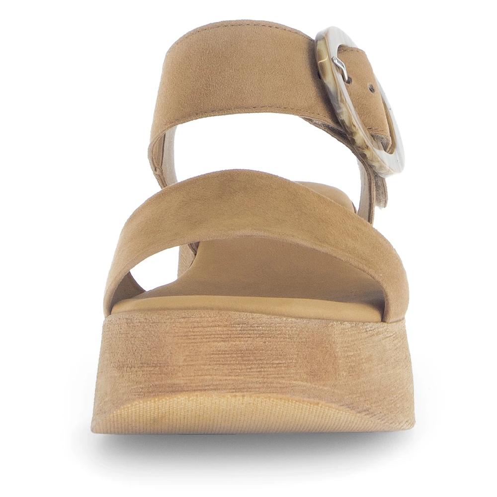 Gabor Sandalette Sommerschuh Riemchensandale mit Plateau in Holzoptik online kaufen Black Friday
