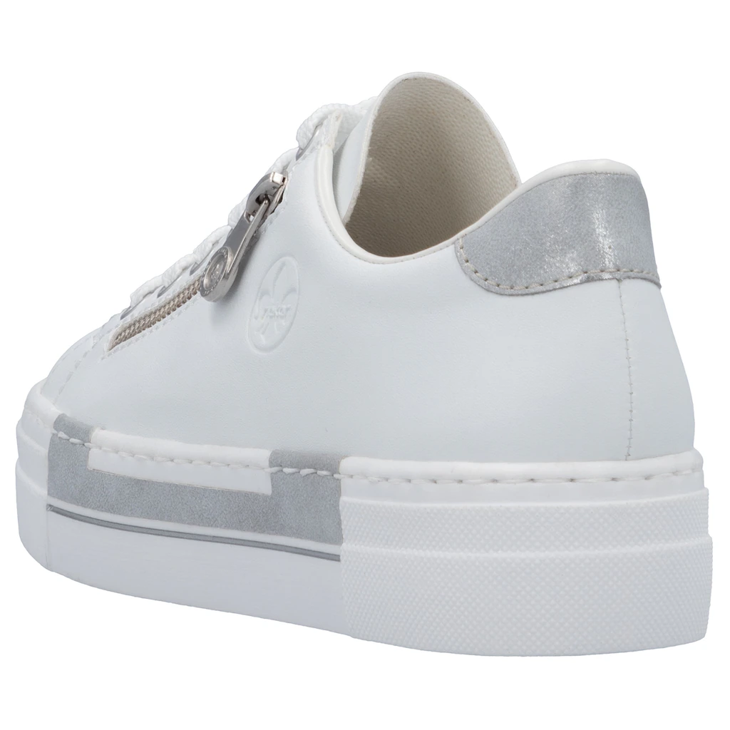 Rieker Plateausneaker mit Zierreißverschluss seitlich Freizeitschuh Halbschuh Schnürschuh online bestellen Muttertagsangebot