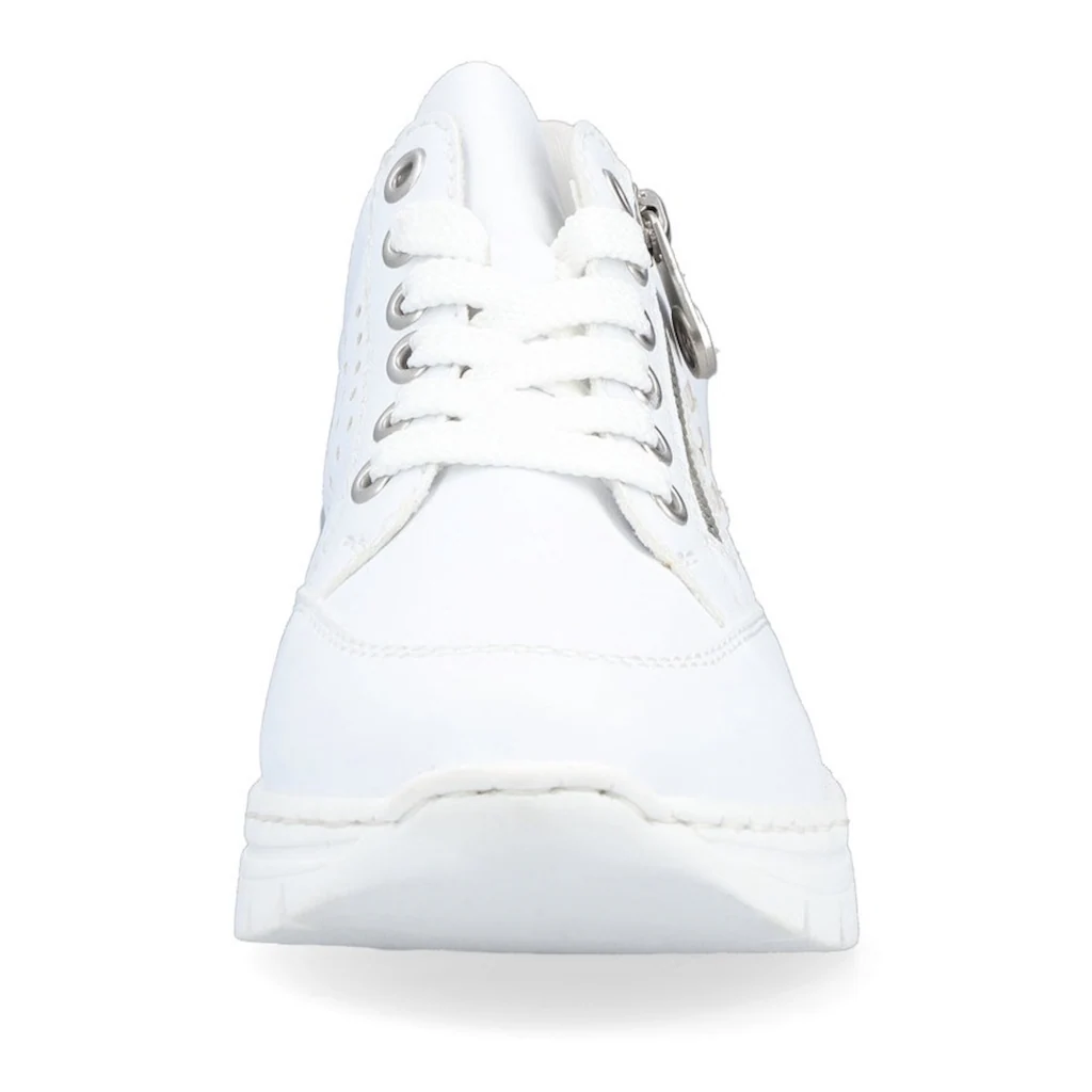 Rieker Wedgesneaker mit seitlichen Flechtdurchzügen Freizeitschuh Halbschuh Schnürschuh online bestellen Riesige Ersparnisse
