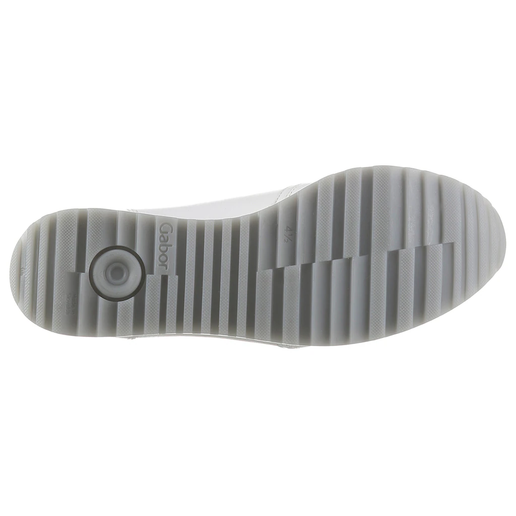 Gabor Keilsneaker »TURIN« mit silberfarbenen Details Freizeitschuh Halbschuh Schnürschuh Bis zu 50% Rabatt