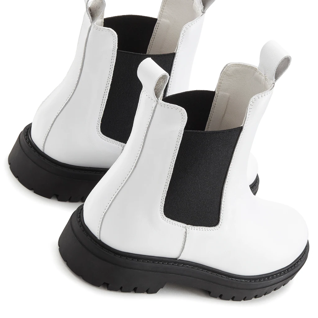 Elbsand Stiefelette Chelseaboots Schlupfstiefel Bikerboots aus Leder ▷ für Begrenzt auf 3 Tage