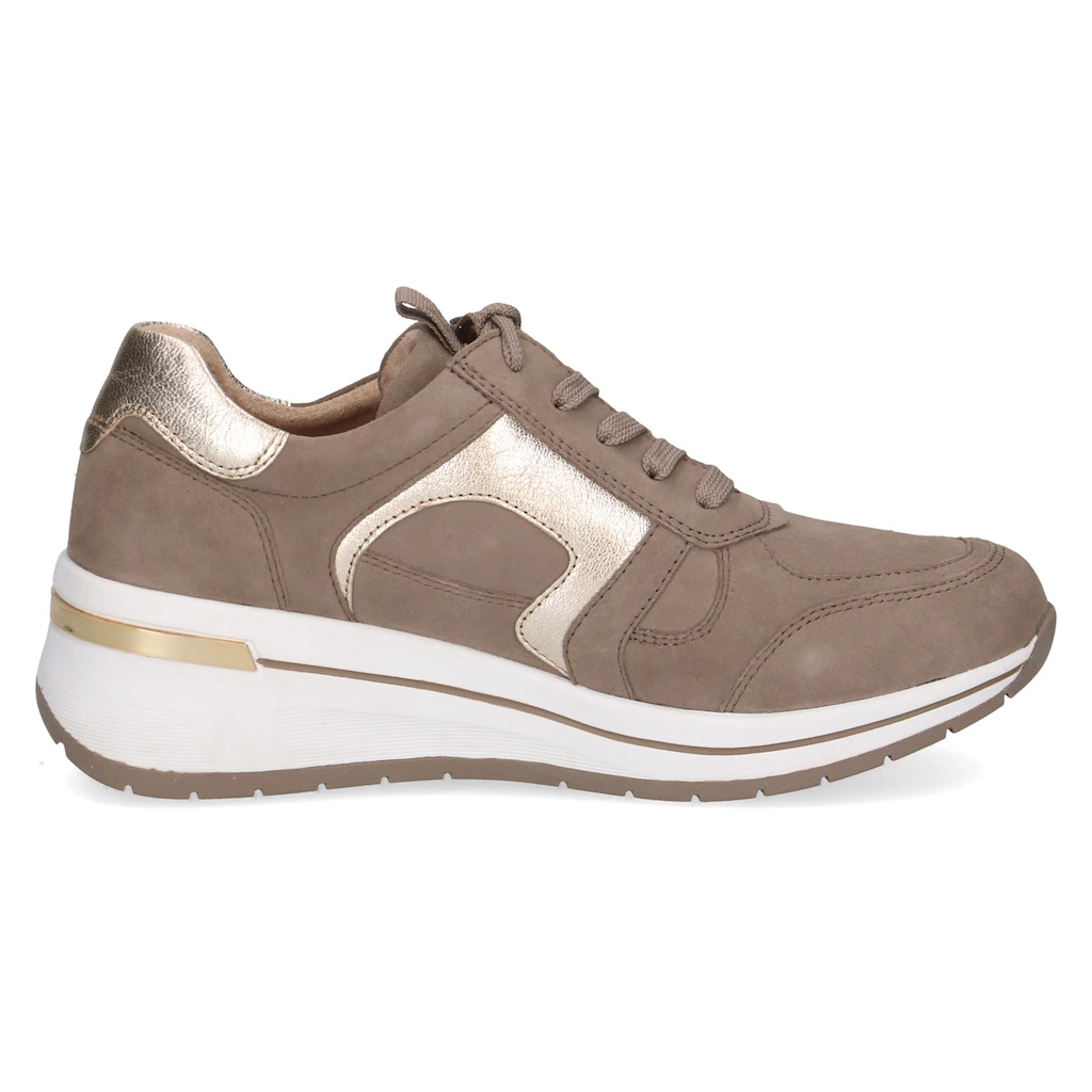Caprice Keilsneaker Freizeitschuh Halbschuh Schnürschuh mit Kontrastbesatz Weite H online bestellen im Angebot