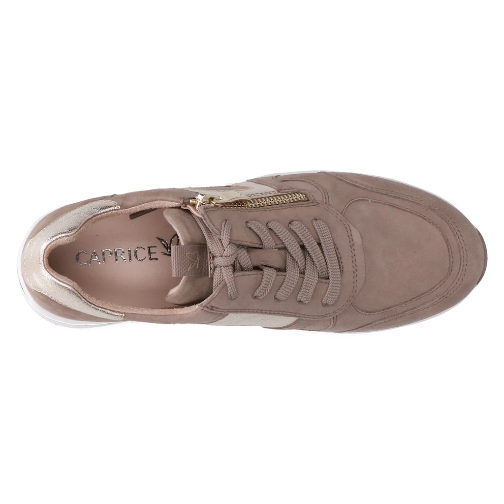 Caprice Keilsneaker Freizeitschuh Halbschuh Schnürschuh mit Kontrastbesatz Weite H online bestellen im Angebot