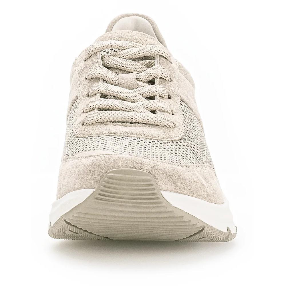 Gabor Rollingsoft Keilsneaker Freizeitschuh Halbschuh Schnürschuh Logoschriftzug an der Ferse kaufen Flash Sale