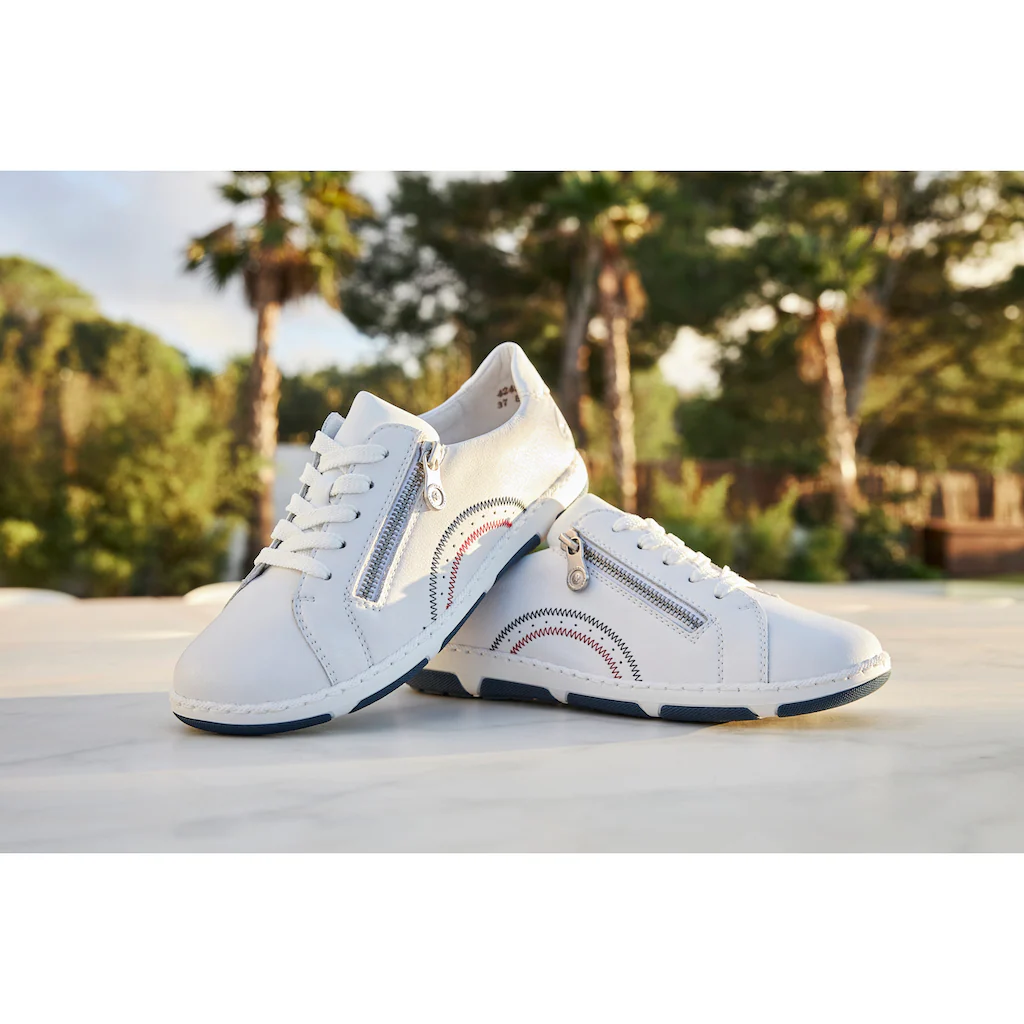 Rieker Sneaker Schnürschuh Halbschuh Freizeitschuh mit weichem Schaftrand online bestellen Jubiläumsangebot
