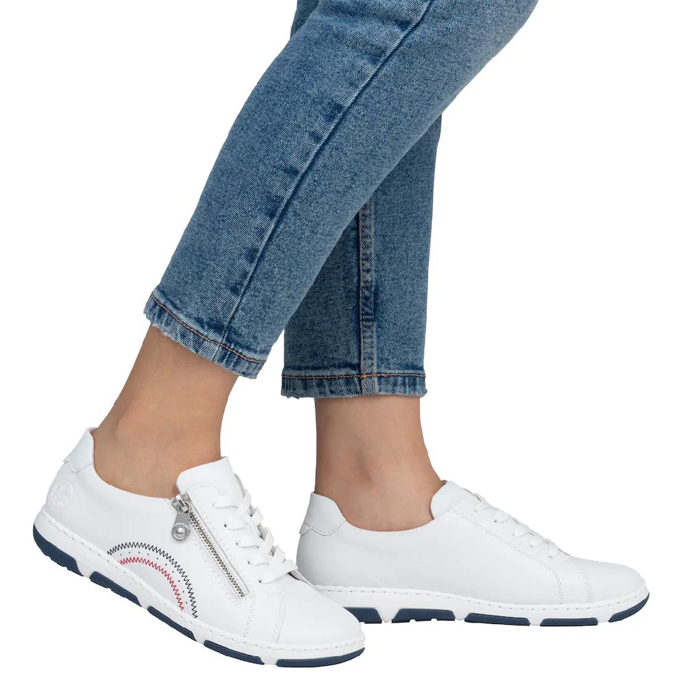 Rieker Sneaker Schnürschuh Halbschuh Freizeitschuh mit weichem Schaftrand online bestellen Jubiläumsangebot