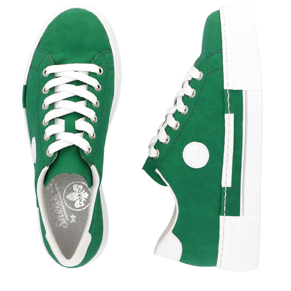 Rieker Sneaker Freizeitschuh Halbschuh Schnürschuh mit Plateausohle kaufen Online Outlet