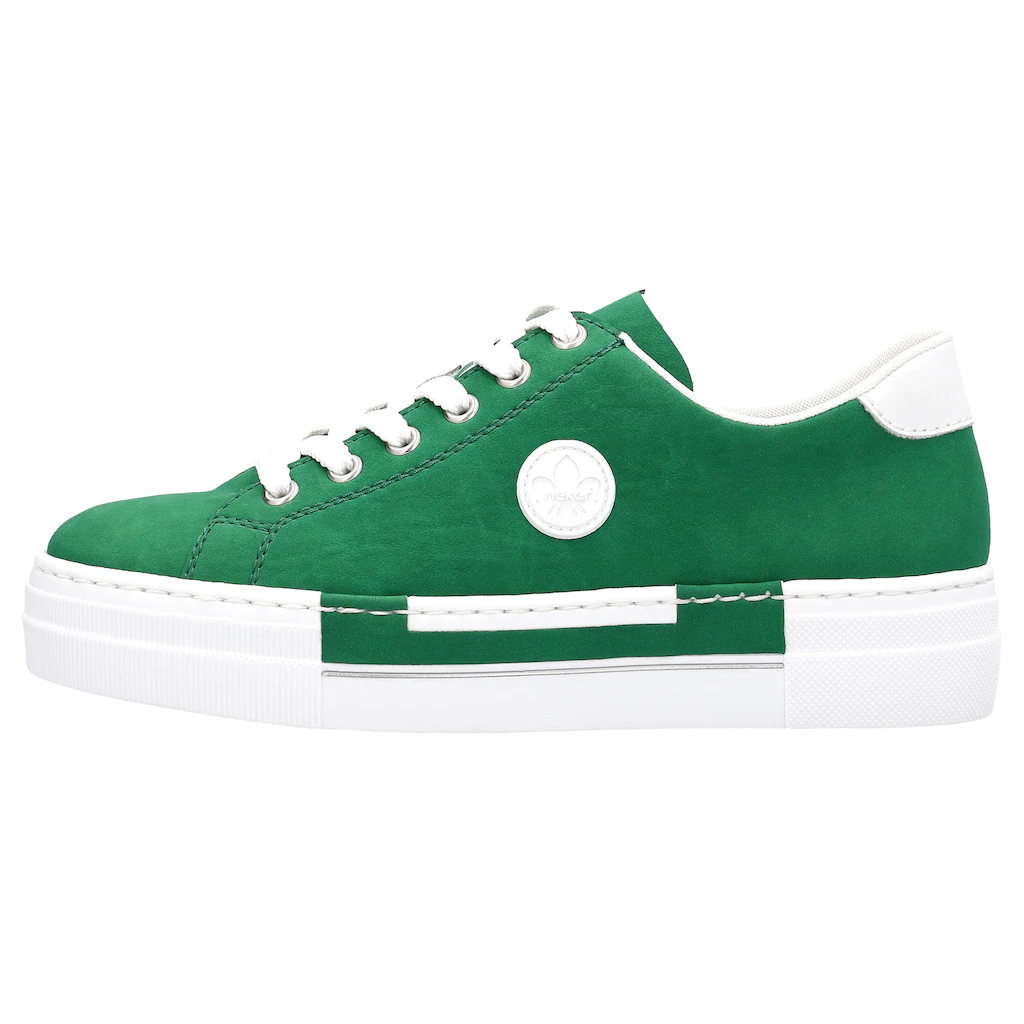 Rieker Sneaker Freizeitschuh Halbschuh Schnürschuh mit Plateausohle kaufen Online Outlet