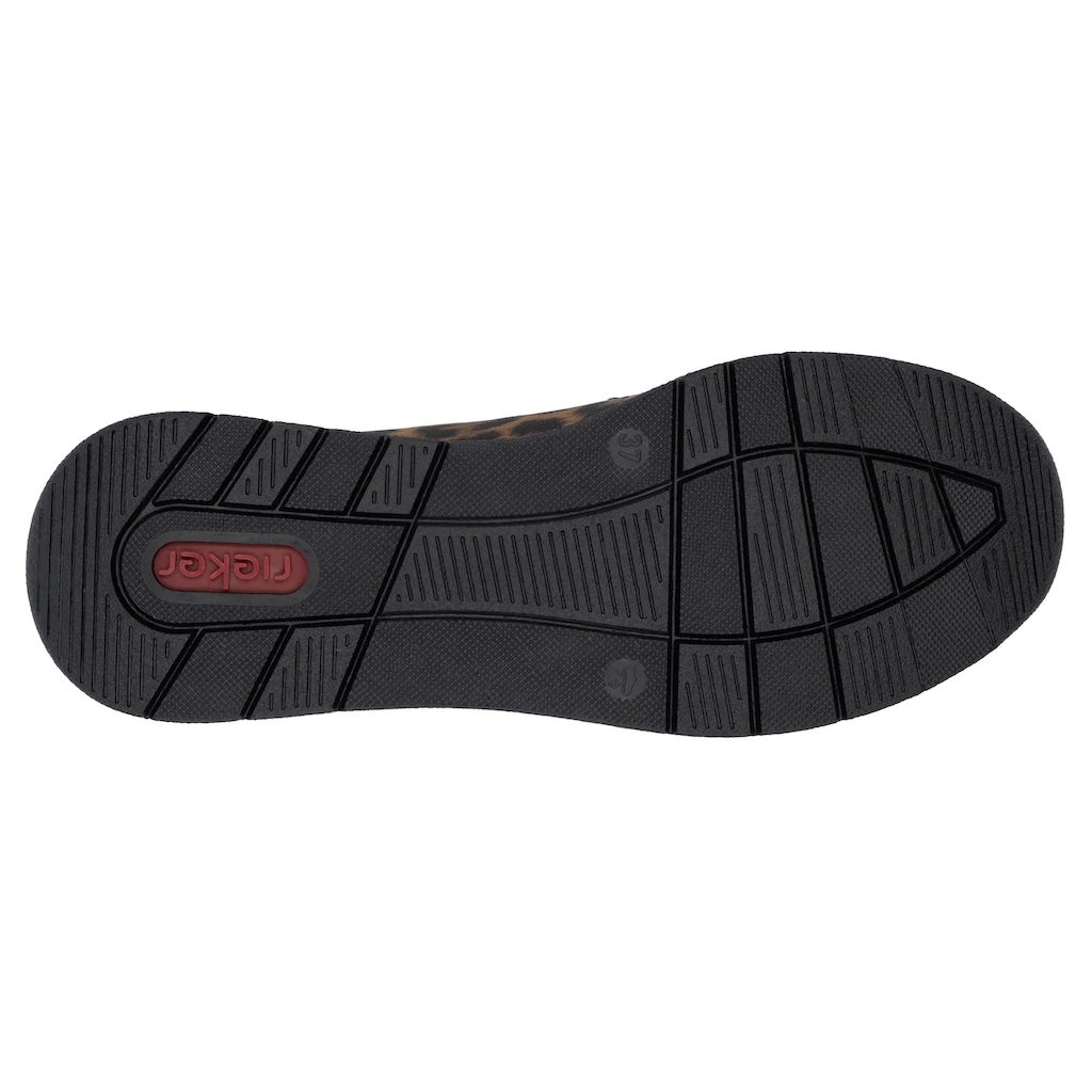 Rieker Loafer Slipper Slip-on Sneaker Halbschuh mit modischer Zierkette bestellen Tiefpreis