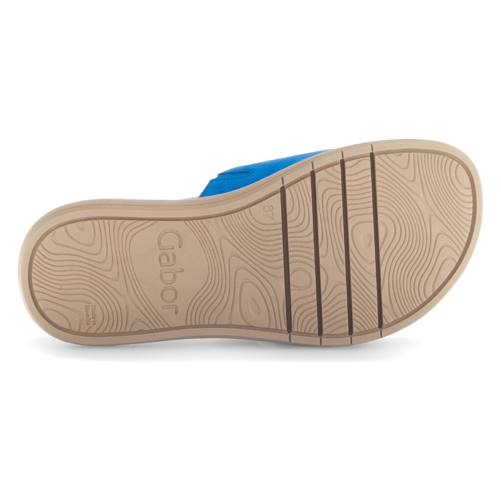 Gabor Pantolette Plateau Sommerschuh Schlappen mit großer Zierschnalle kaufen Begrenzte Freigabe