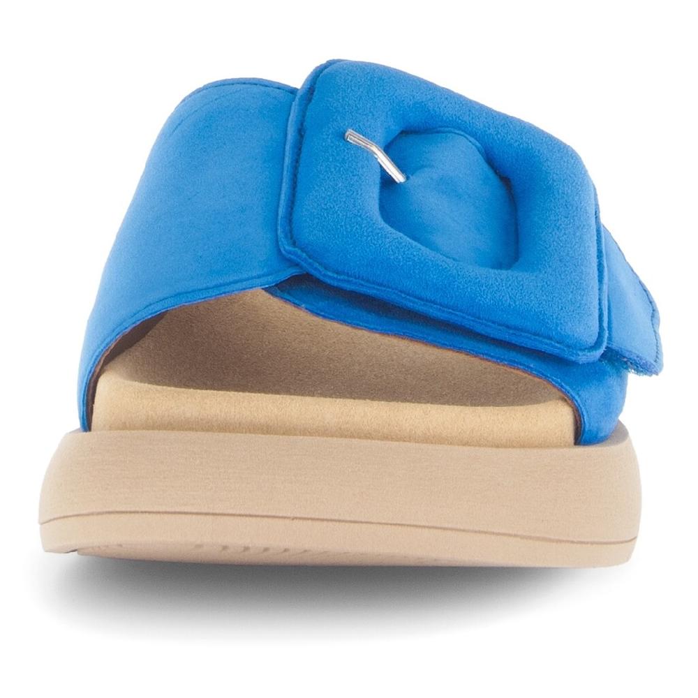 Gabor Pantolette Plateau Sommerschuh Schlappen mit großer Zierschnalle kaufen Begrenzte Freigabe