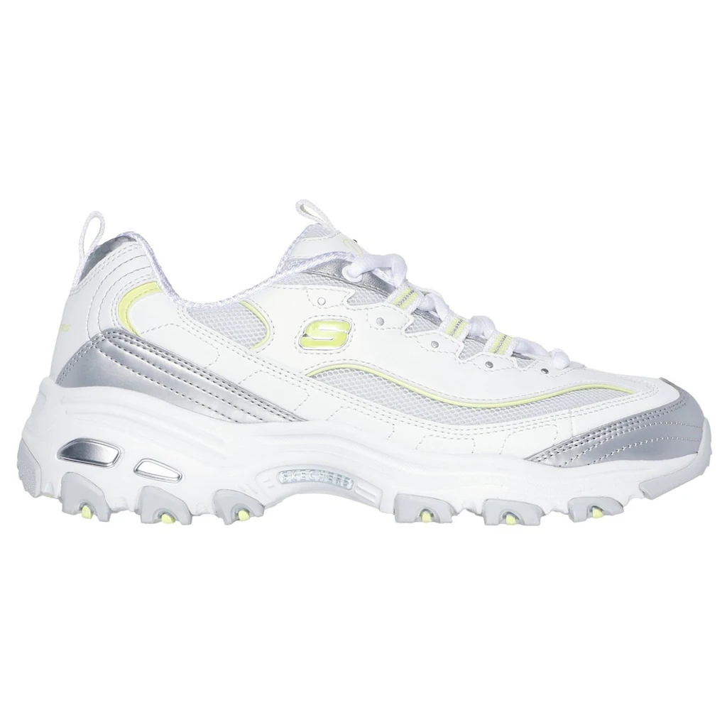 Skechers Sneaker »D'LITES-CHROMATIC« Plateausneaker Schnürschuh mit Metallic Einsätzen bestellen Sonderangebot der Fabrik