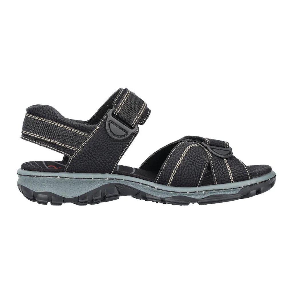 Rieker Sandale Sommerschuh Outdoorschuh Keilabsatz in Trekking-Optik auf Raten Vierteljährliche Förderung