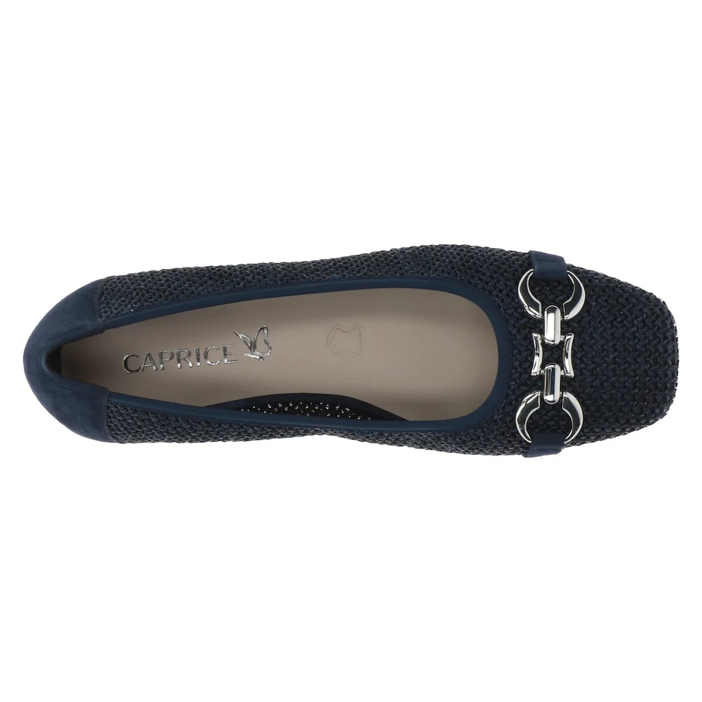 Caprice Ballerina Blockabsatz Bequemschuh Businessschuh mit Schmuckelement Angebote
