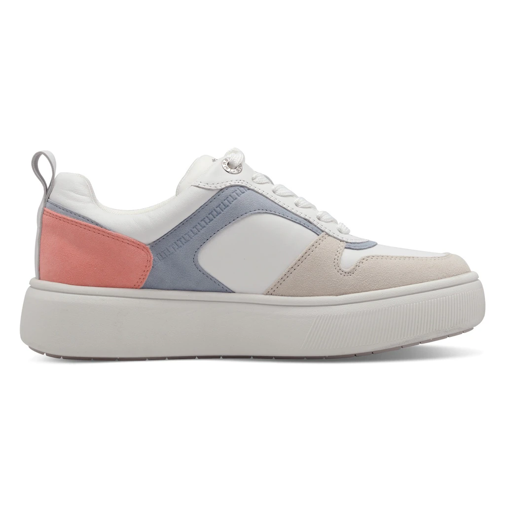 Tamaris Plateausneaker Freizeitschuh Halbschuh Schnürschuh mit Kontrastbesätzen online bestellen Fabrikverkauf