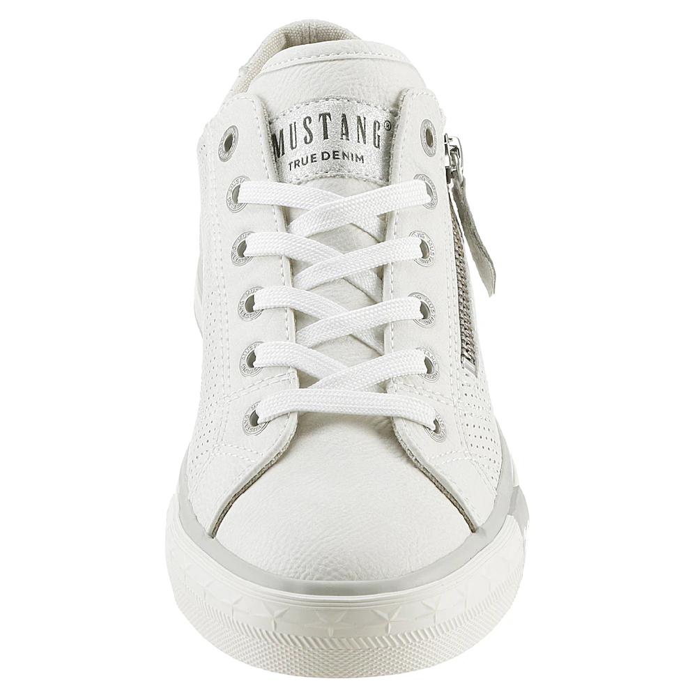 Mustang Shoes Sneaker mit Synthetikfersenfleck online kaufen Günstig kaufen
