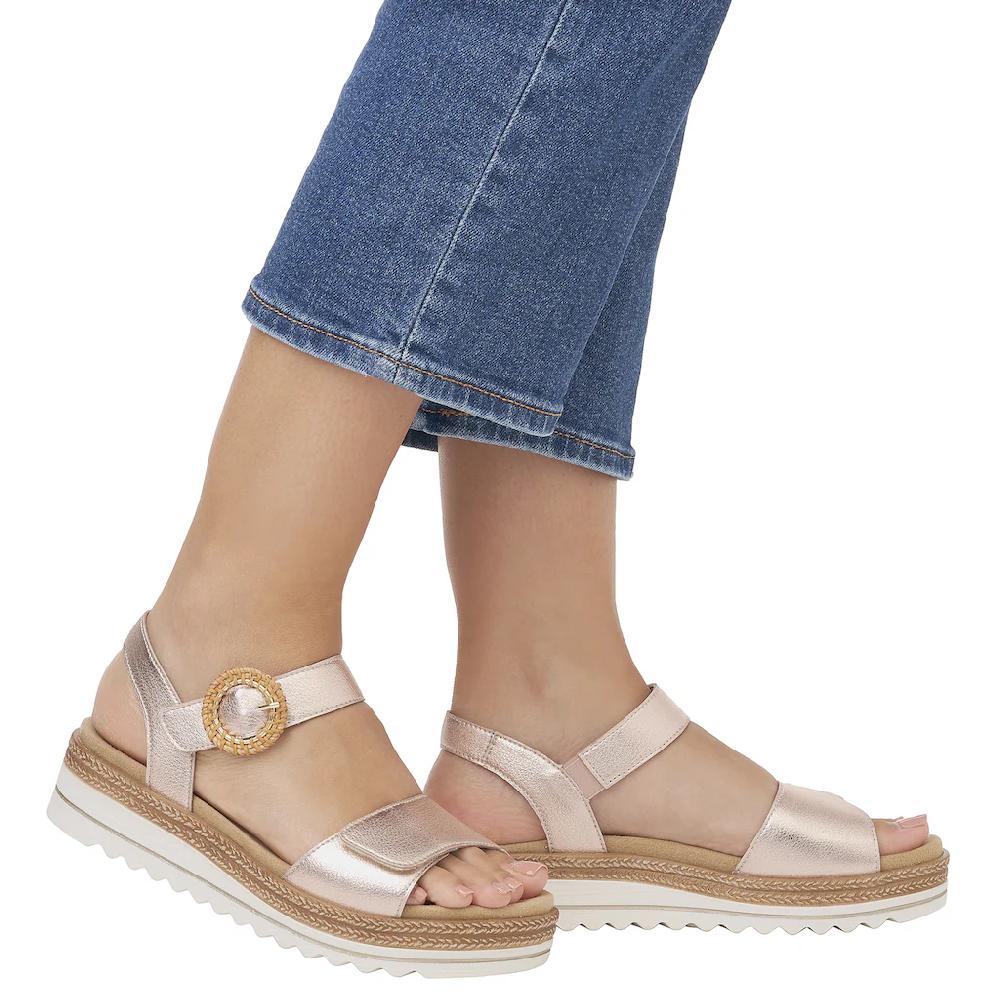 Remonte Keilsandalette Sommerschuh Riemchensandale mit praktischem Klettverschlüssen online kaufen Vatertagsangebot