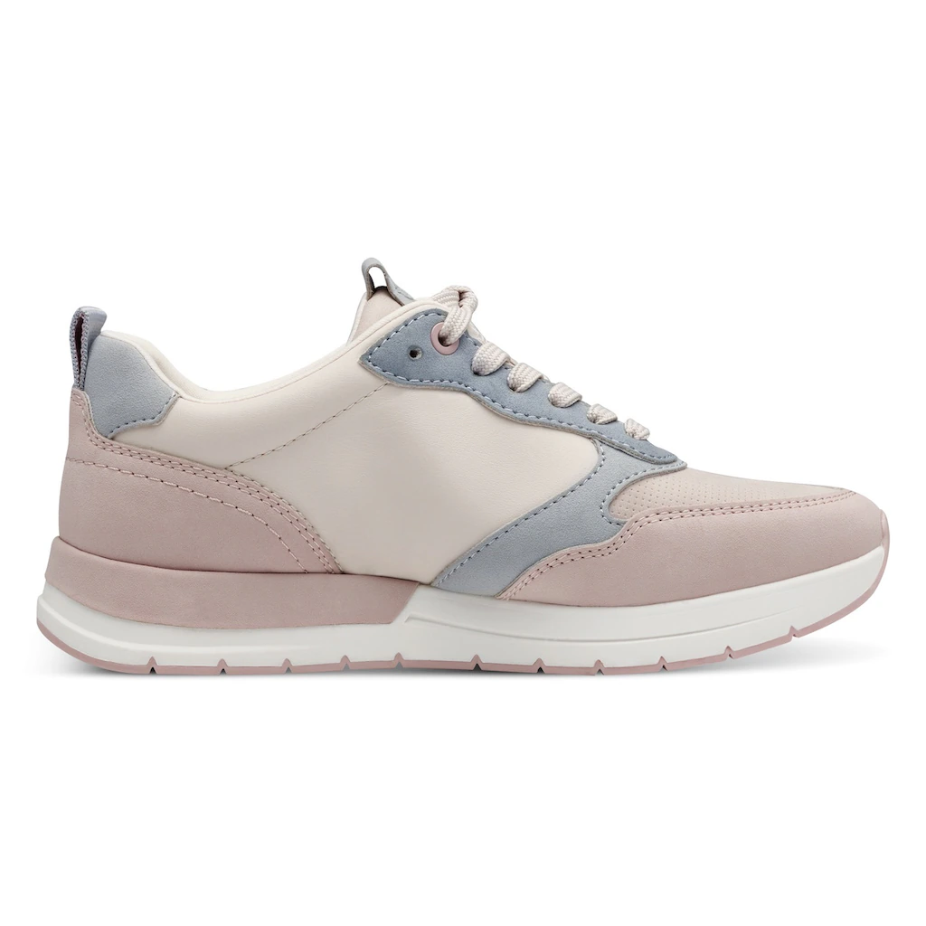 Tamaris Keilsneaker Schnürschuh Freizeitschuh Halbschuh mit Kontrastbesätzen Valentinstagsangebot