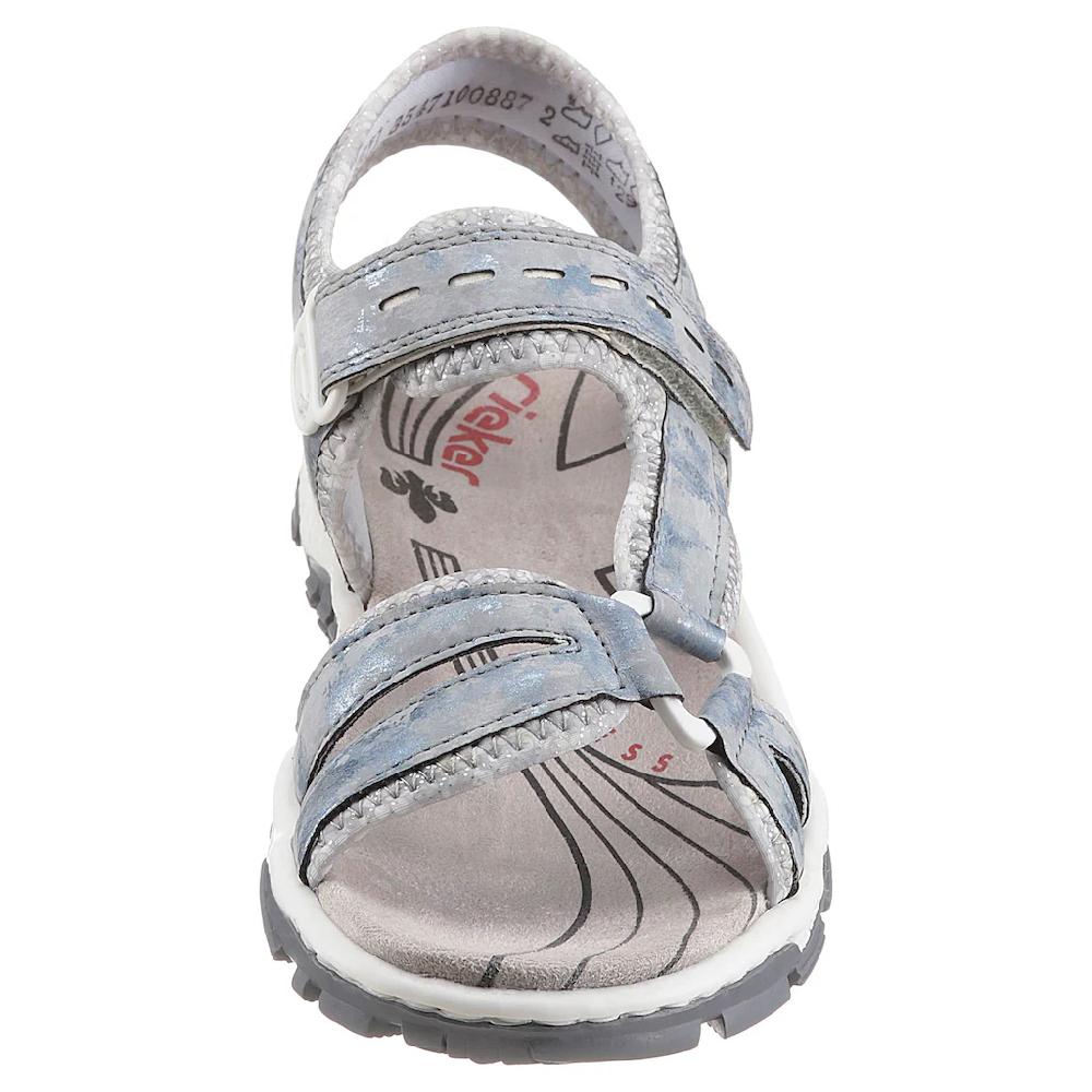 Rieker Riemchensandale Sommerschuh Sandalette Keilabsatz in Used-Optik online bestellen Begrenzte Freigabe