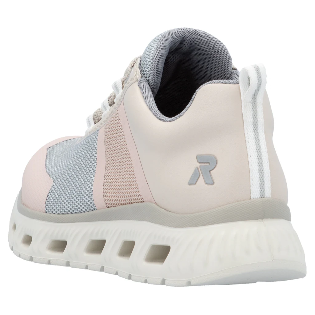 RIEKER Sport Sneaker in veganer Verarbeitung Freizeitschuh Halbschuh Schnürschuh ▷ für Letzte 3 Tage