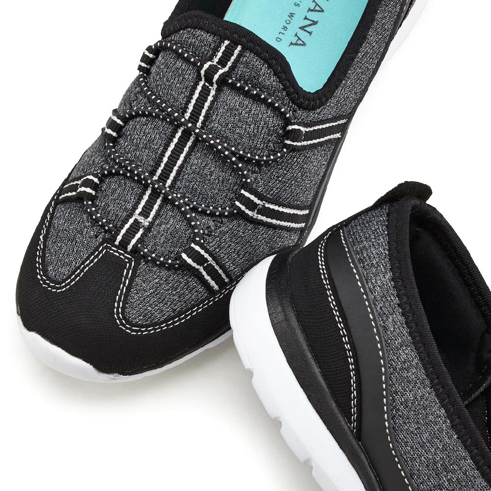 LASCANA Sneaker »Slip-On-Sneaker « im sportiven Look Halbschuh Freizeitschuh Slipper VEGAN ▷ für Black Friday Preise