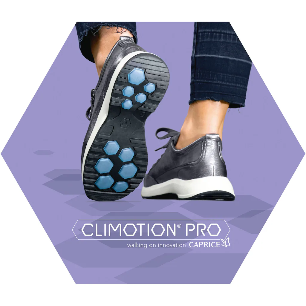 Caprice Plateausneaker Freizeitschuh Halbschuh Komfortschuh mit Logo-Schmetterling kaufen Im Verkauf