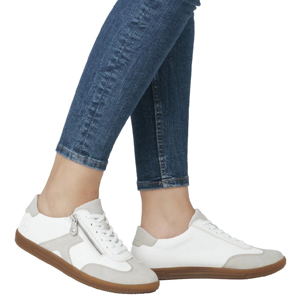 Rieker Sneaker Halbschuh Freizeitschuh Schnürschuh mit Reißverschluss online kaufen Hotsell