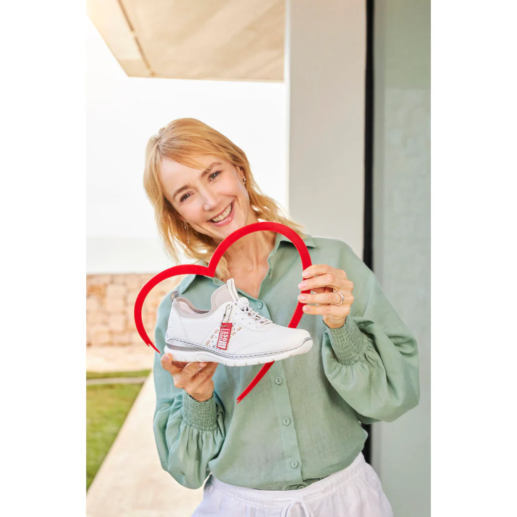 Rieker Slip-On Sneaker Slipper Schlupfschuh Freizeitschuh 150 Jahre RIEKER Jubiläumsartikel ▷ für Kostenloser Versand