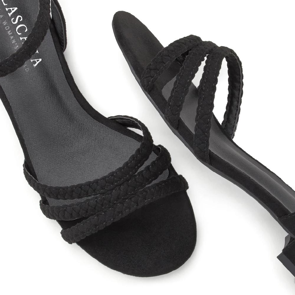 LASCANA Sandale Sandalette Sommerschuh mit geflochtenen Riemchen VEGAN kaufen Super Sparpreis