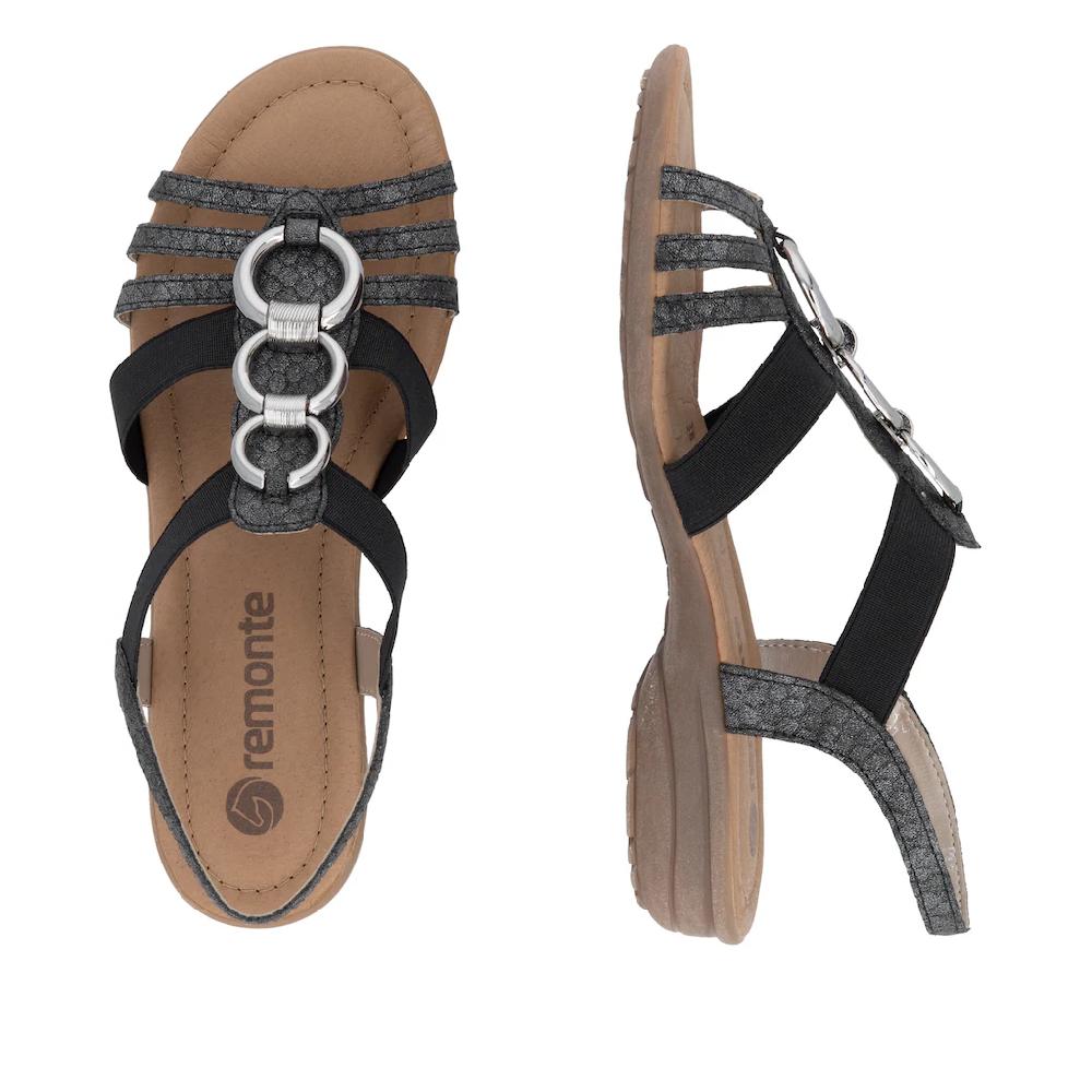 Remonte Sandale Sommerschuh Sandalette Keilabsatz mit Gummizügen Bis zu 60% Rabatt