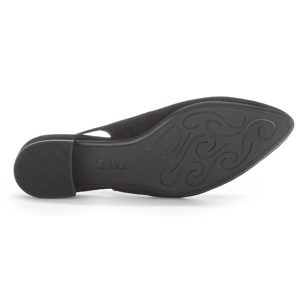 Gabor Slingpumps Abendschuh Sommerschuh Blockabsatz mit elastischem Riemchen bestellen Bis zu 65% Rabatt