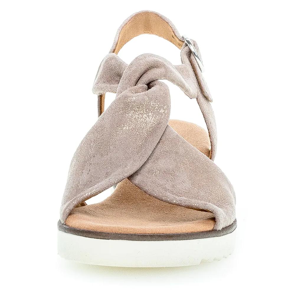 Gabor Keilsandalette »GENUA« Sommerschuh Sandale Keilabsatz mit Metallic-Effekt online bestellen Verkauf