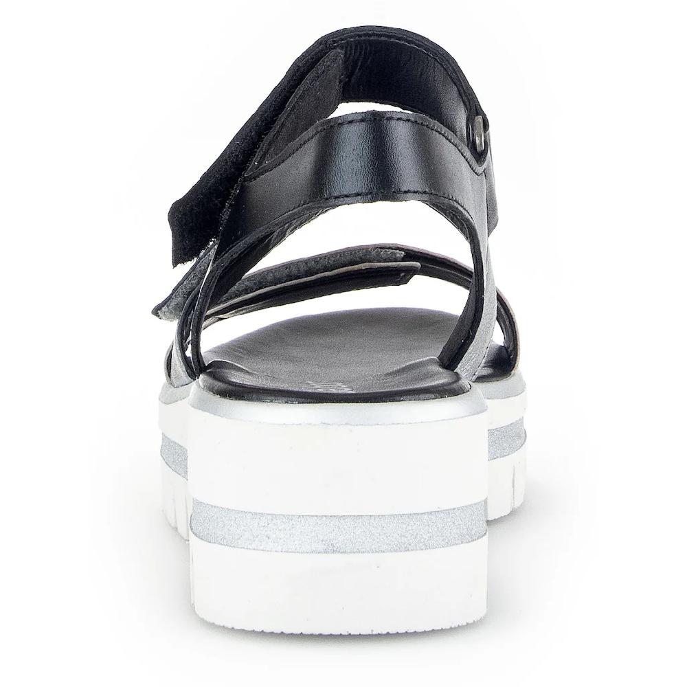 Gabor Keilsandalette Sommerschuh Sandale Keilabsatz mit drei Klettverschlüssen bestellen im Angebot