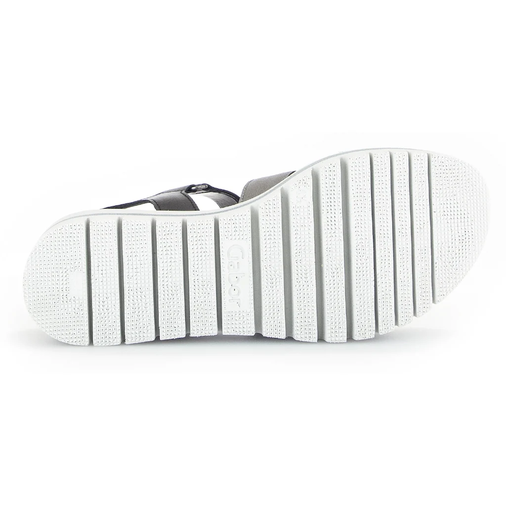 Gabor Keilsandalette Sommerschuh Sandale Keilabsatz mit drei Klettverschlüssen bestellen im Angebot