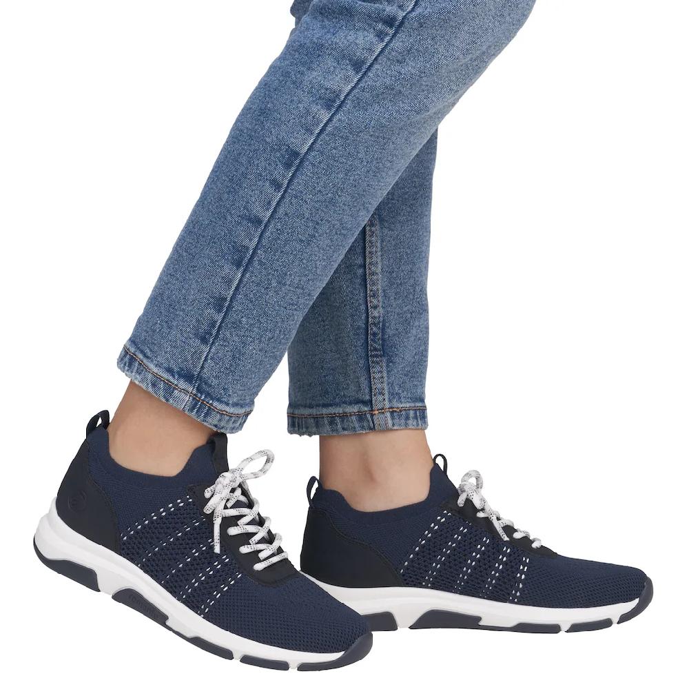 Remonte Slip-On Sneaker Freizeitschuh Halbschuh Slipper Schlupfschuh mit Anziehlaschen Rabatt