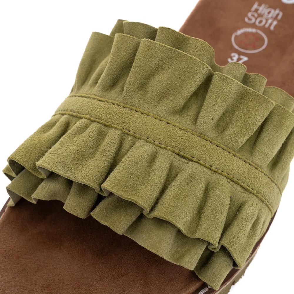 Ara Pantolette »KENT« Slides Flats Sandale mit geraffter Bandage Neueste Mode