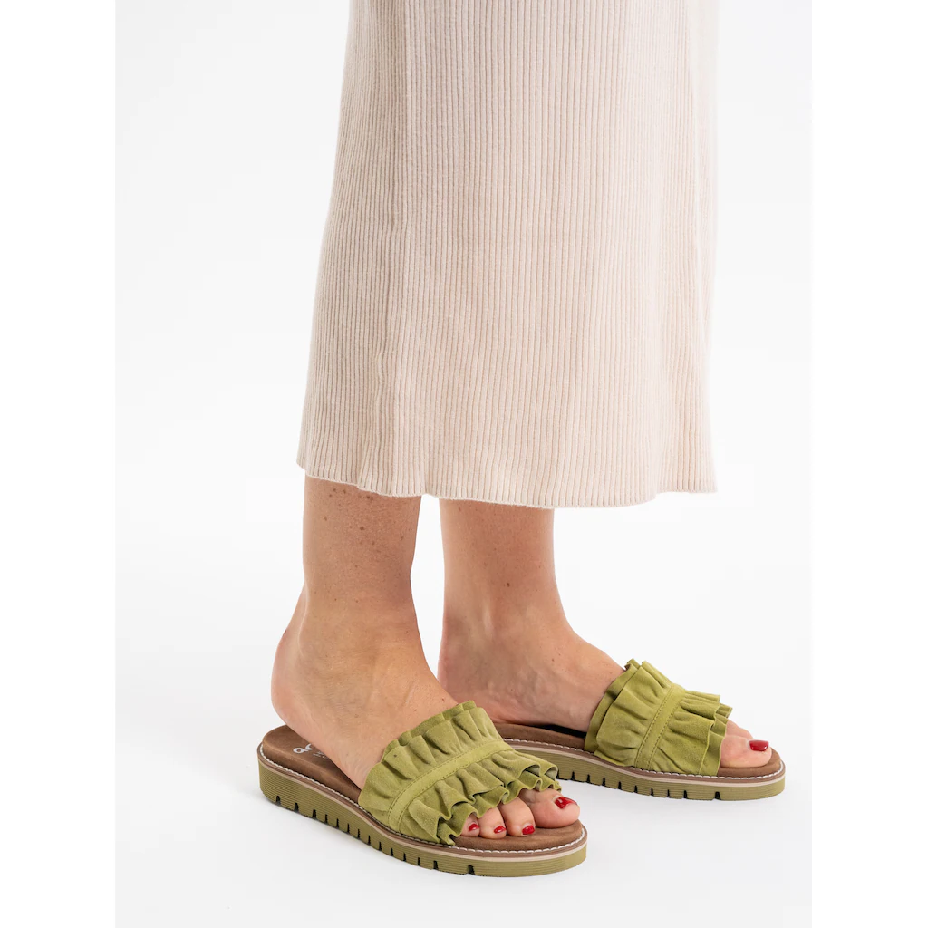 Ara Pantolette »KENT« Slides Flats Sandale mit geraffter Bandage Neueste Mode