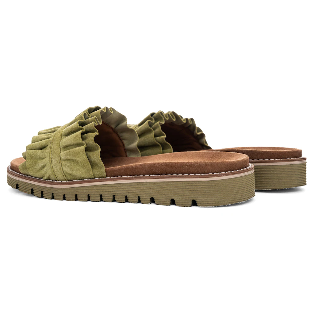 Ara Pantolette »KENT« Slides Flats Sandale mit geraffter Bandage Neueste Mode