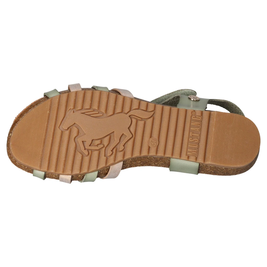 Mustang Shoes Riemchensandale Sommerschuh Sandalette Klettschuh mit Klettverschluss-Riemchen bestellen Online Outlet