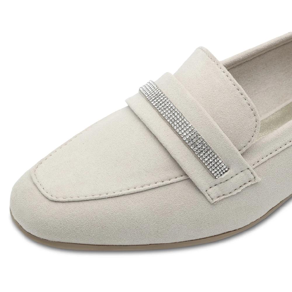 MARCO TOZZI Slipper Businessschuh Schlupfschuh Halbschuh mit funkelndem Zierriegel online kaufen Sonderangebote